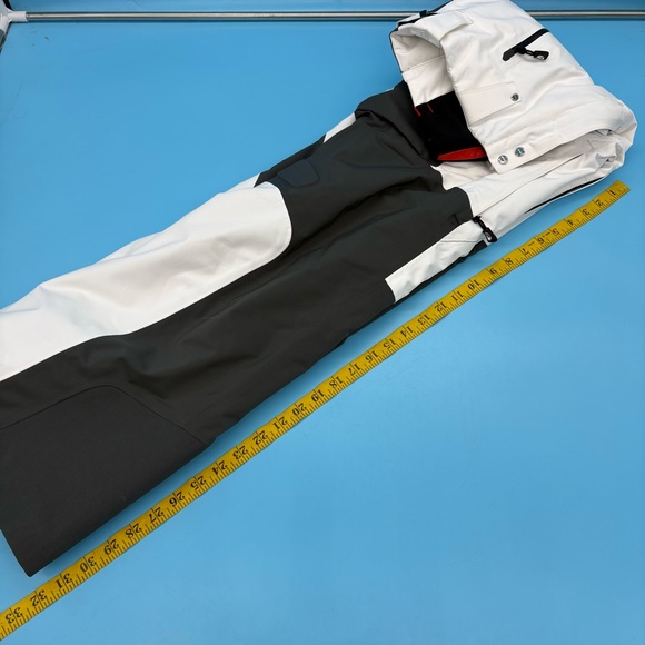 RLX Ralph Lauren Ski Pants Size M White Black Waterproof Snowboard - Picture 9 of 12